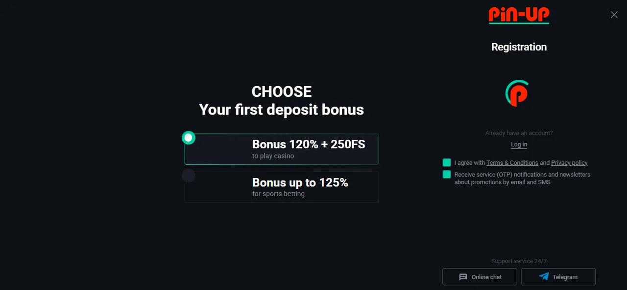 Pın Up Türkiye Kayıt ve Giriş İşlemleri